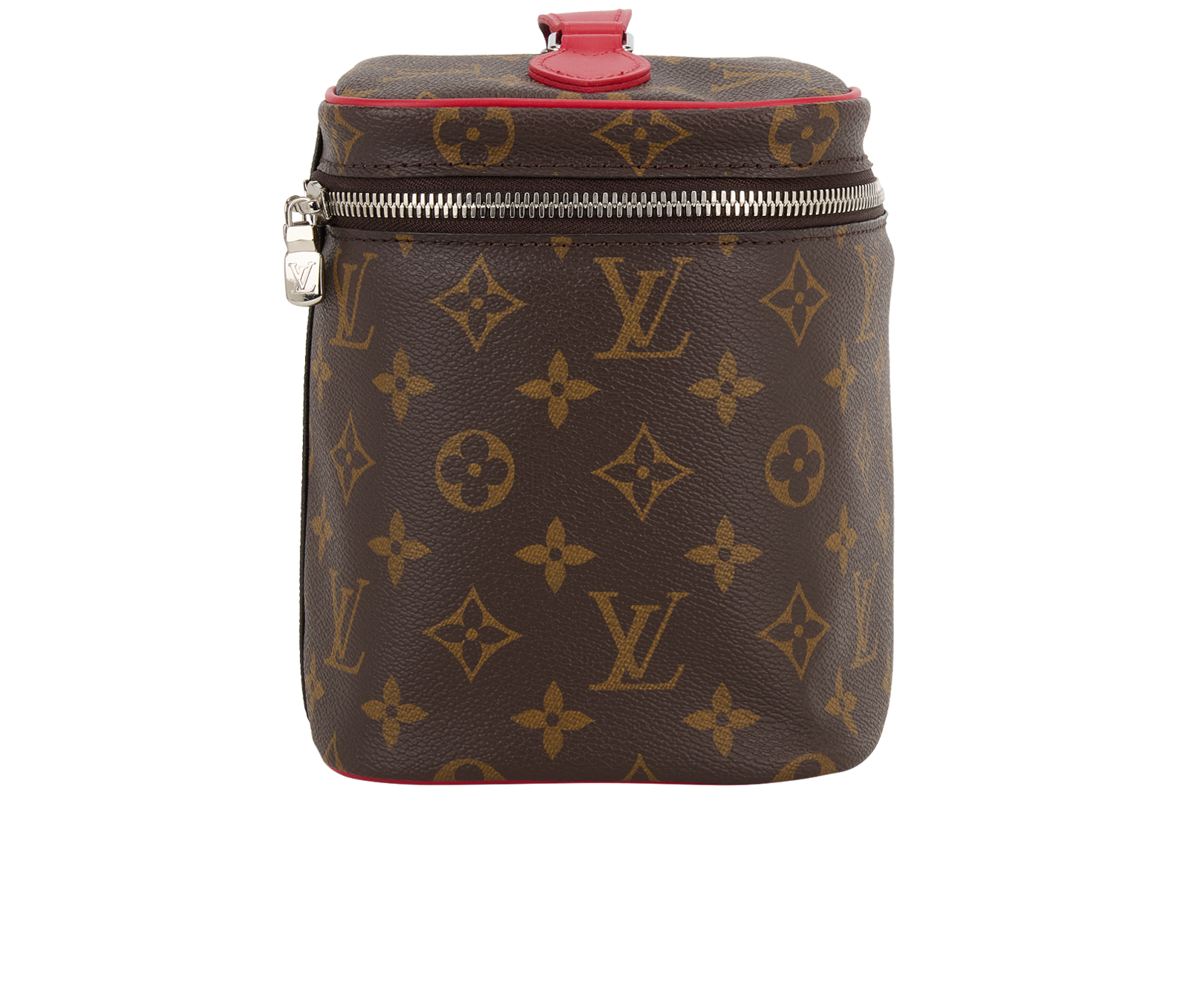 Louis Vuitton Nice BB Toiletry Bag, &pound;650, Accessories, Brown/Red, Canvas, Side view